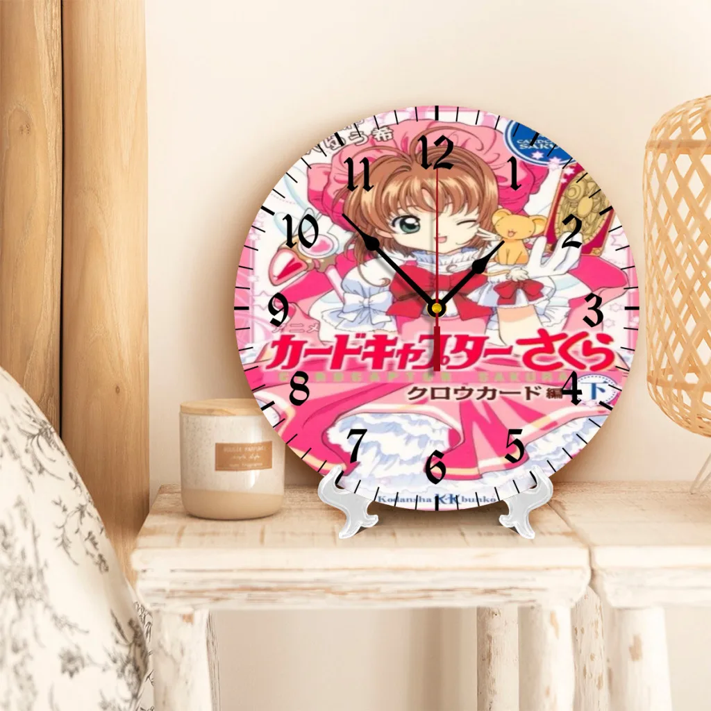 Cardcaptor Sakura Magic Circle Wall Clock Modern 3D for Home Office Hotel Restaurant School Decoration