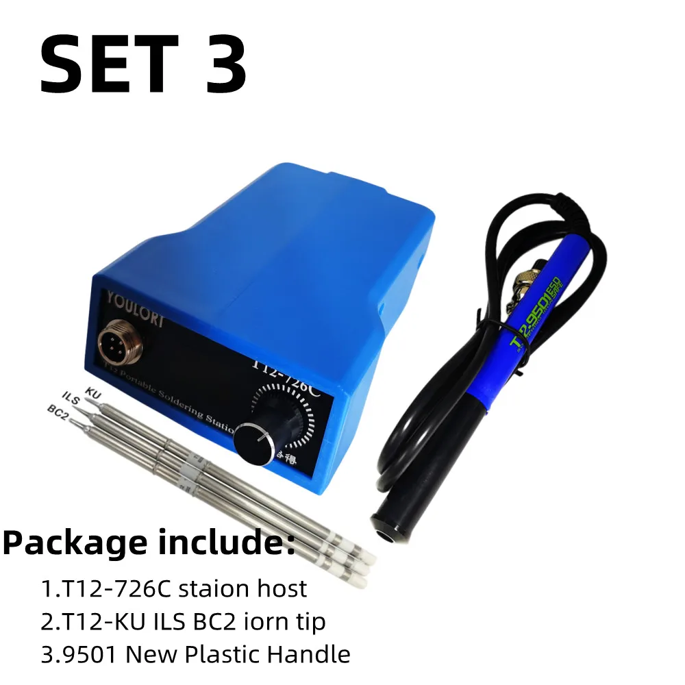 T12-726C Cordless Soldering Iron Station For 16-24V Max Li-ion Battery For 9501  handle Makita Battery Electric Solder