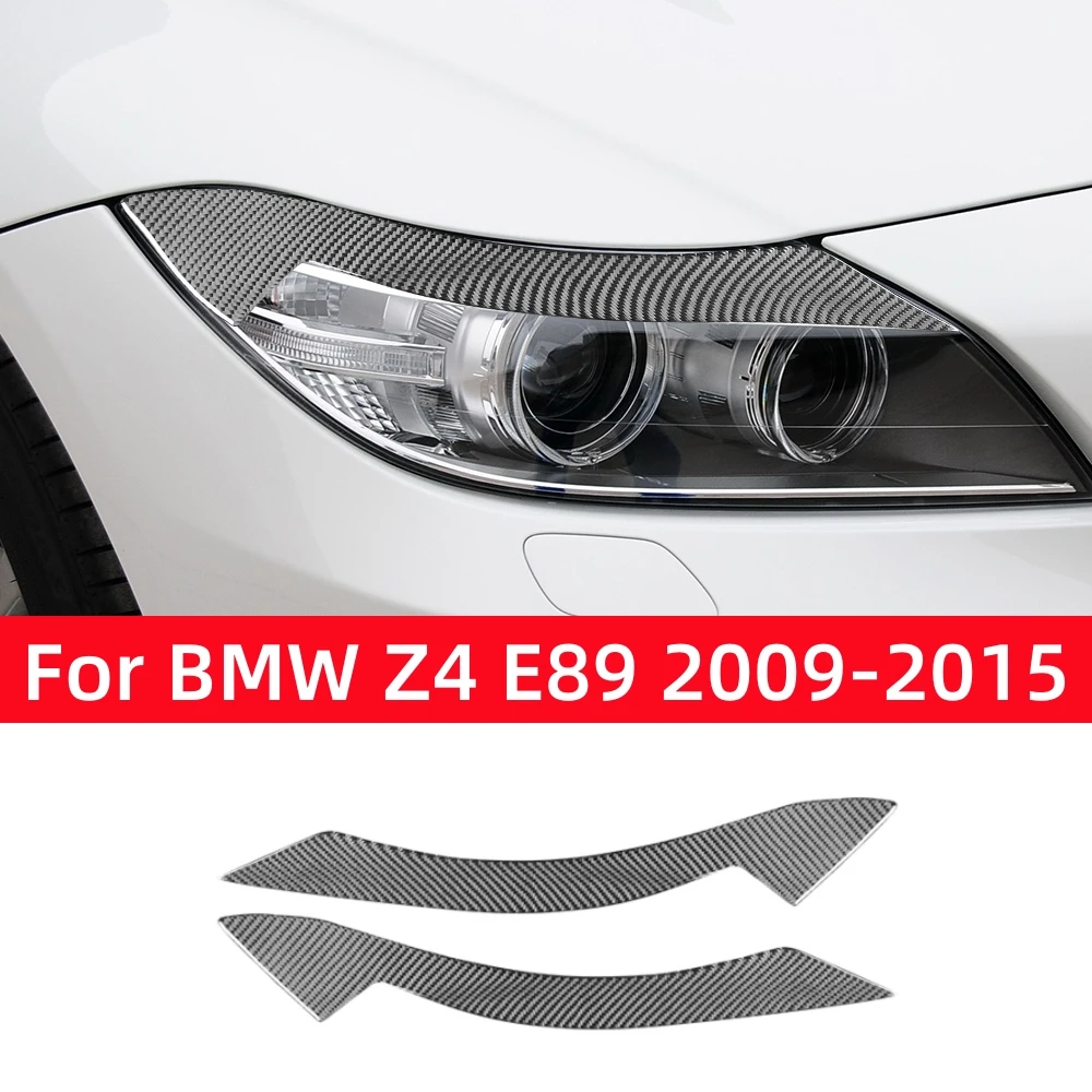

Для BMW Z4 серии E89 2009-2015 автомобильные аксессуары из углеродного волокна автомобильные фары брови веки отделка крышка декоративные наклейки