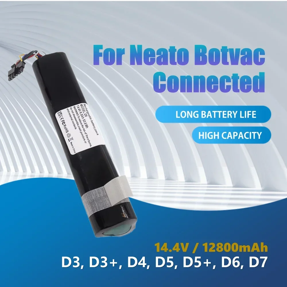 

Для Neato Botvac Connected Battery 205-0011, D3, D3+, D4, D5, D5+, D6, D7, D301, D303,D502,D503,D701,D702,D703,D705,945-0225
