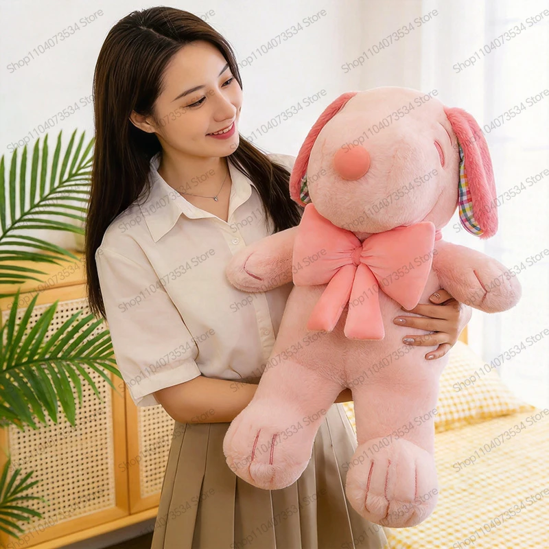 New Hot Selling Sakura Pink Snoopy Plush Toy Stuffed Doll Birthday Exchange Gift For Kids Girls Home Bedroom Decor Soft Fluffy