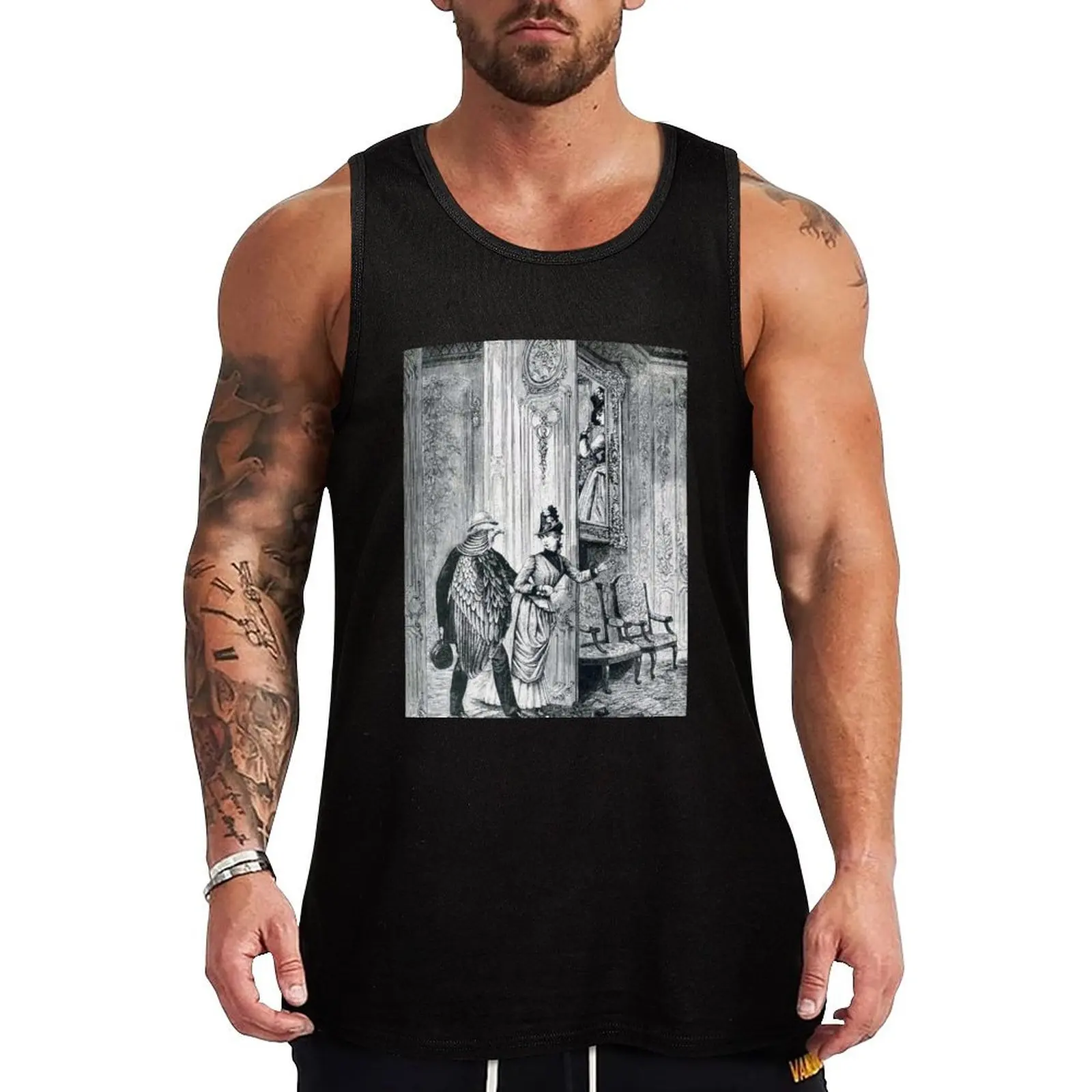 

Week of Kindness - Bird Man and Woman, Max Ernst Tank Top summer 2025 mens gym clothes Sleeveless men singlets for men