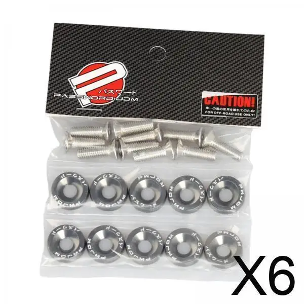 

Комплект модификации крыльев автомобиля, прочные винты и прокладки из нержавеющей стали для всех типов механических инструментов для автомобиля