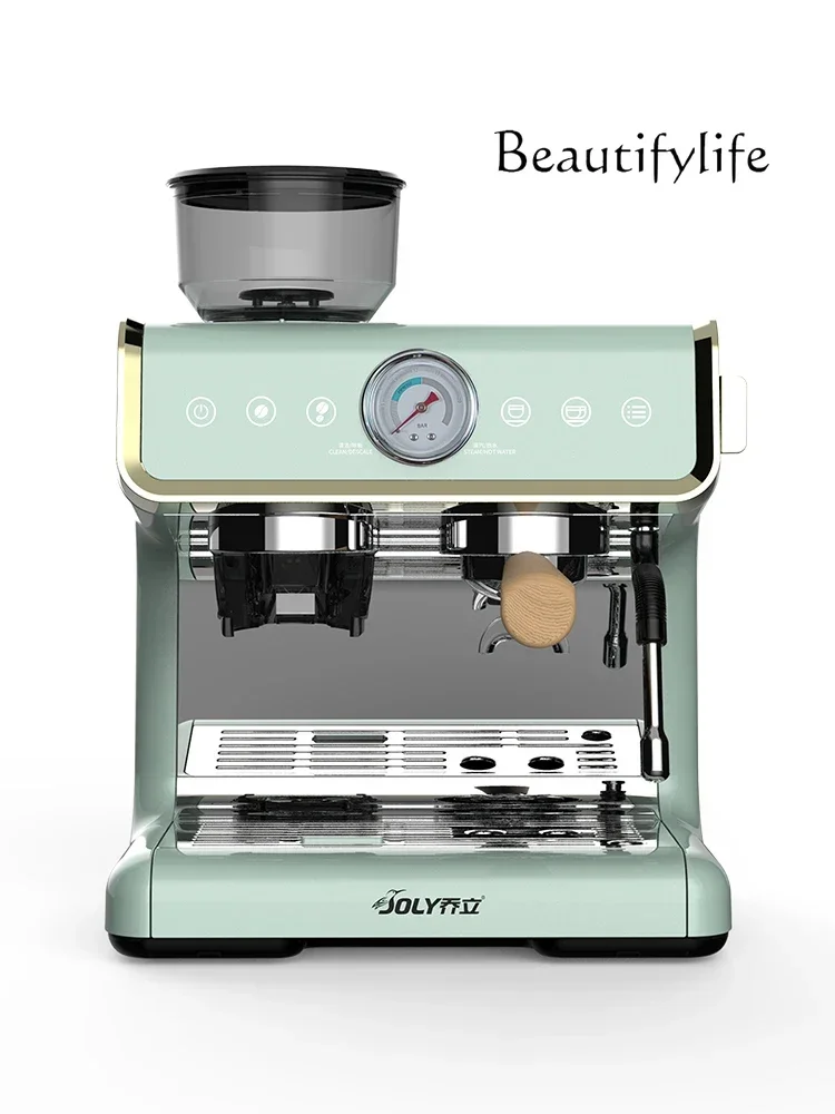 Italian coffee machine household small semi-automatic steam extraction milk foam family mini