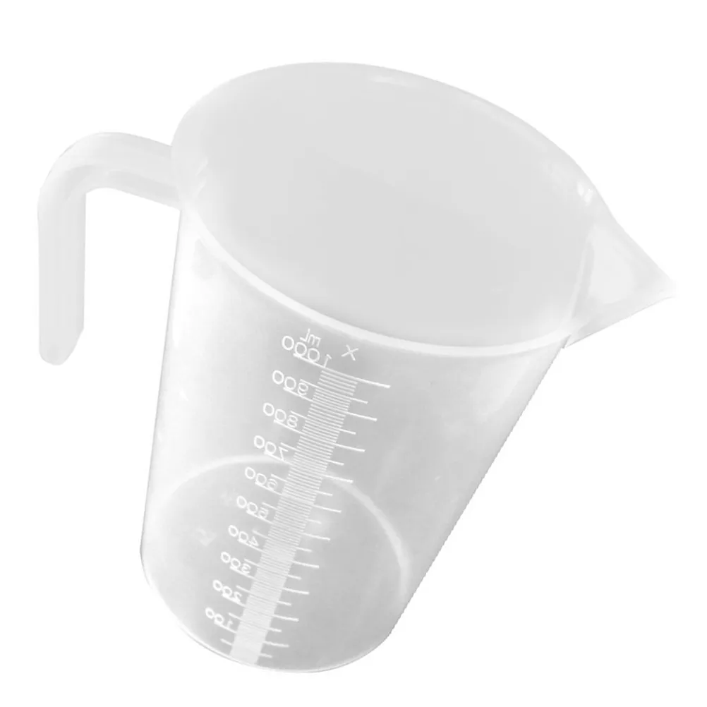 1Pcs Heavy Duty Fish Tank Measuring Cup Thickened Clear Aquarium Feeding Cup for Water Change Fish Food Portion Control Precise