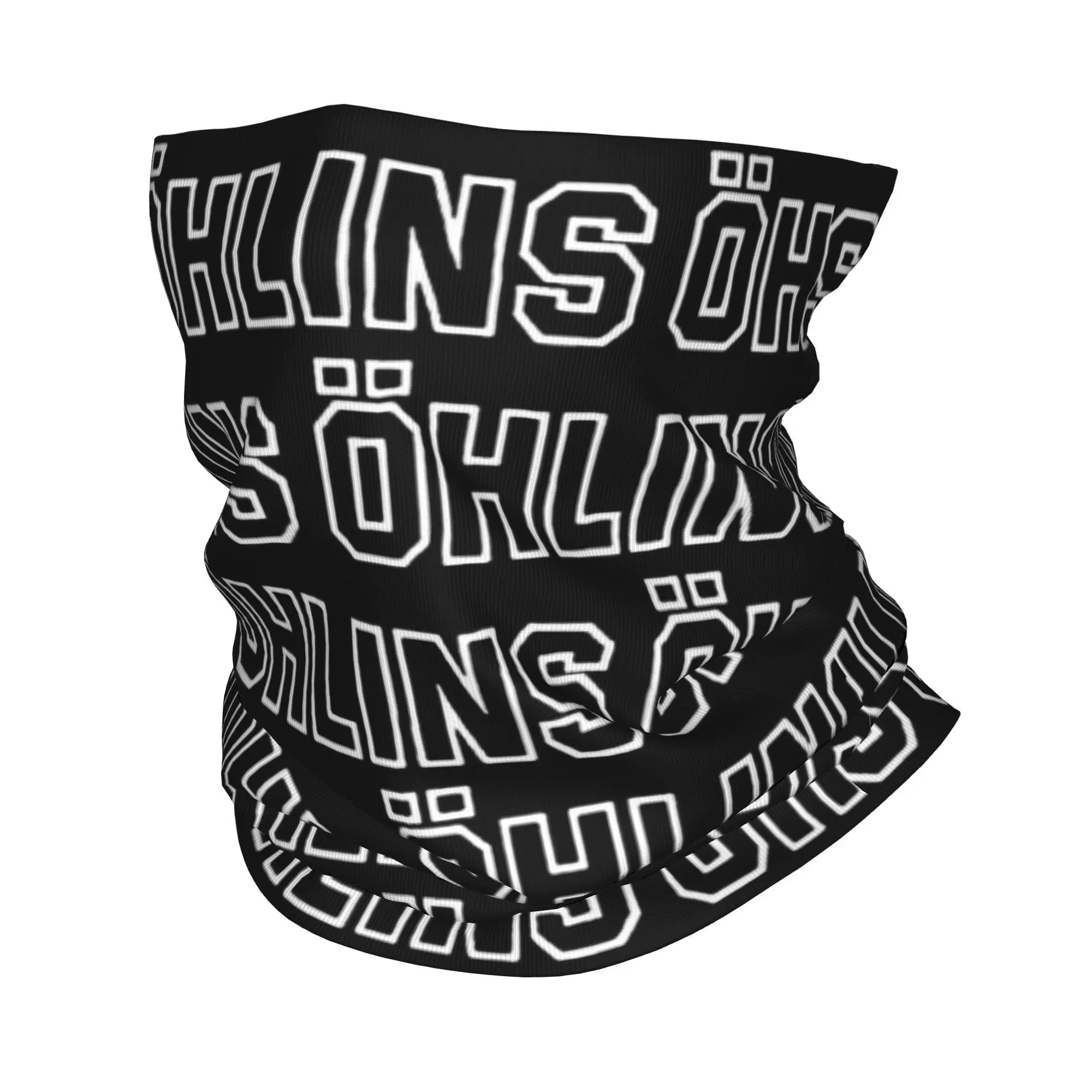 

Custom Motorcycle Sport Racing O-Ohlinsed Logo Bandana Neck Gaiter Windproof Face Scarf Cover Men Women Headband Tube Balaclava
