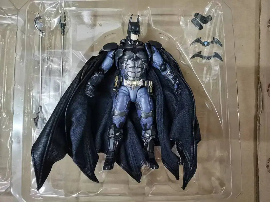 

Kaiyodo Batman Arkham Knight Revoltech Amazing Yamaguchi Dc Comics Articulated Action Figure Collectible Model For Adult