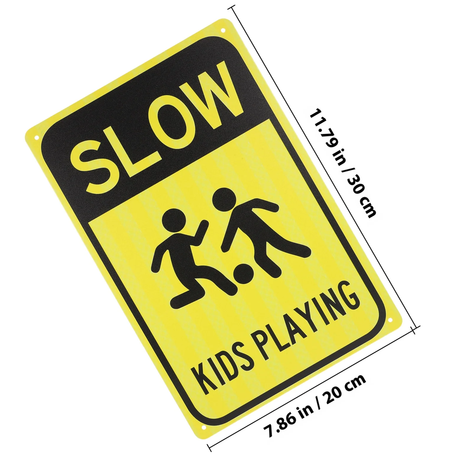 Convenient Sign Playing Attention Traffic Safety Warning Iron Street Sign Convenient Street Signs