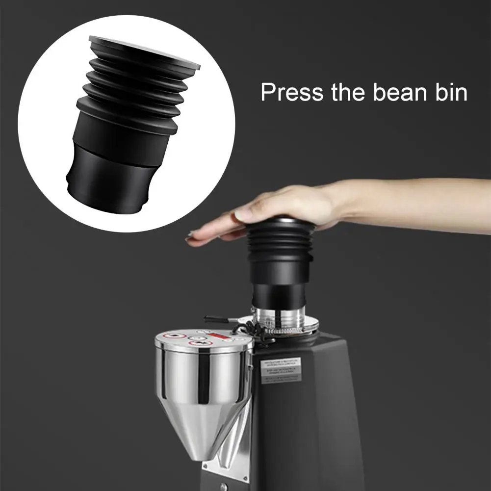 Great Blowing Bean Bin Multipurpose Clean Easily Black Color for MAZZER Mini A/Mini B