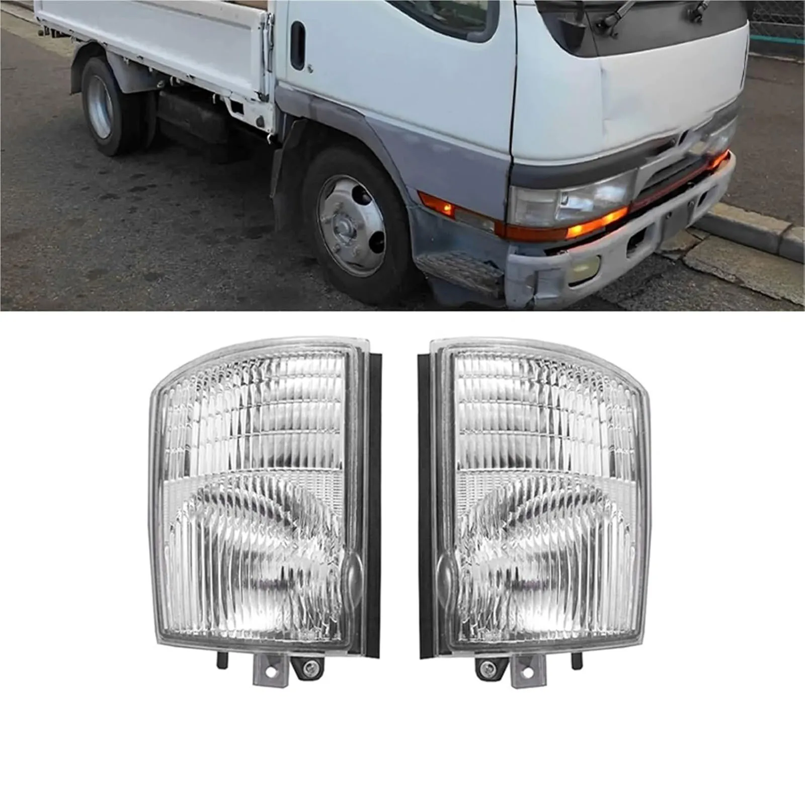 

Совместим с Mitsubishi Canter FUSO FE7 FE8 2005-2011, угол переднего бампера/сигнал поворота/передняя противотуманная фара - OEM-часть 214-1566/214