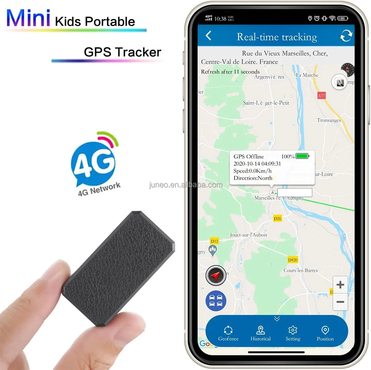 HOT worldwide TKSTAR Handheld Portable Mini 2G 4G TK901 GPS Tracker for car rv truck Eetc. Free Online Tracking on PC and APP