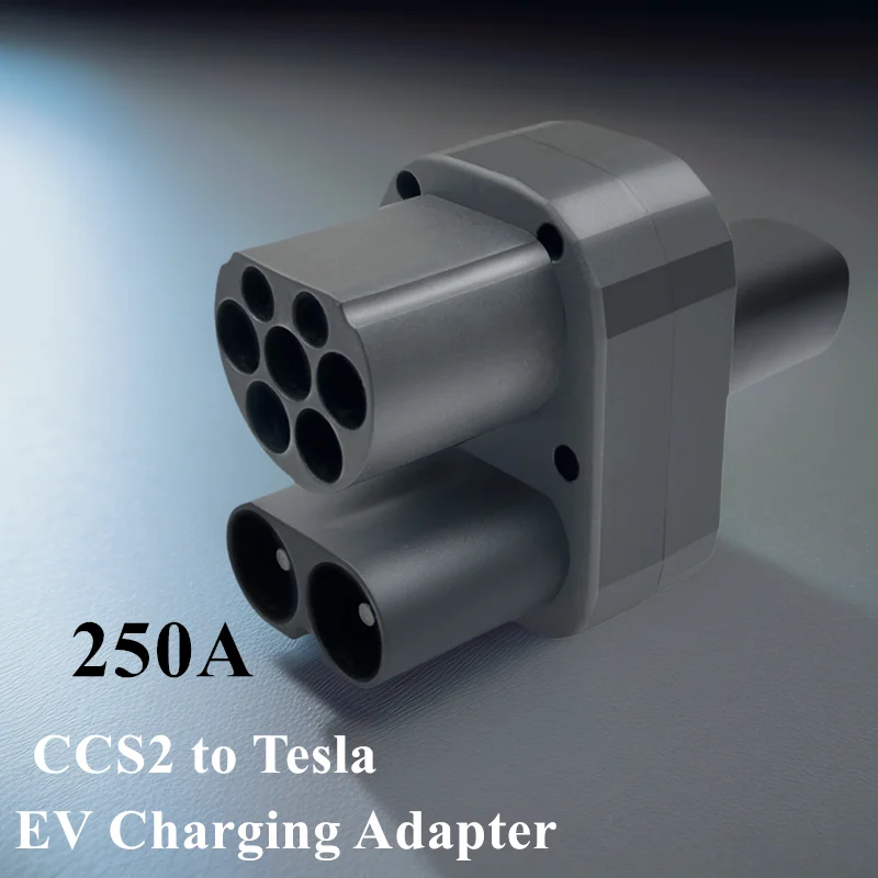 

Teschev CCS2 to Tesla EV Charging Adapter 250A CCS2 Combo for Tesla Convertor for Car Charger CCS2 Tesla Adapter