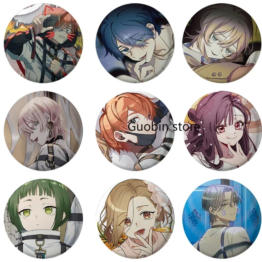 Cartoon MILGRAM Anime MILGЯAM Shidou Kirisaki Es Haruka Sakurai Yuno Kashiki Fuuta Kajiyama Mu Kusunoki Metal Badge Brooch Pins