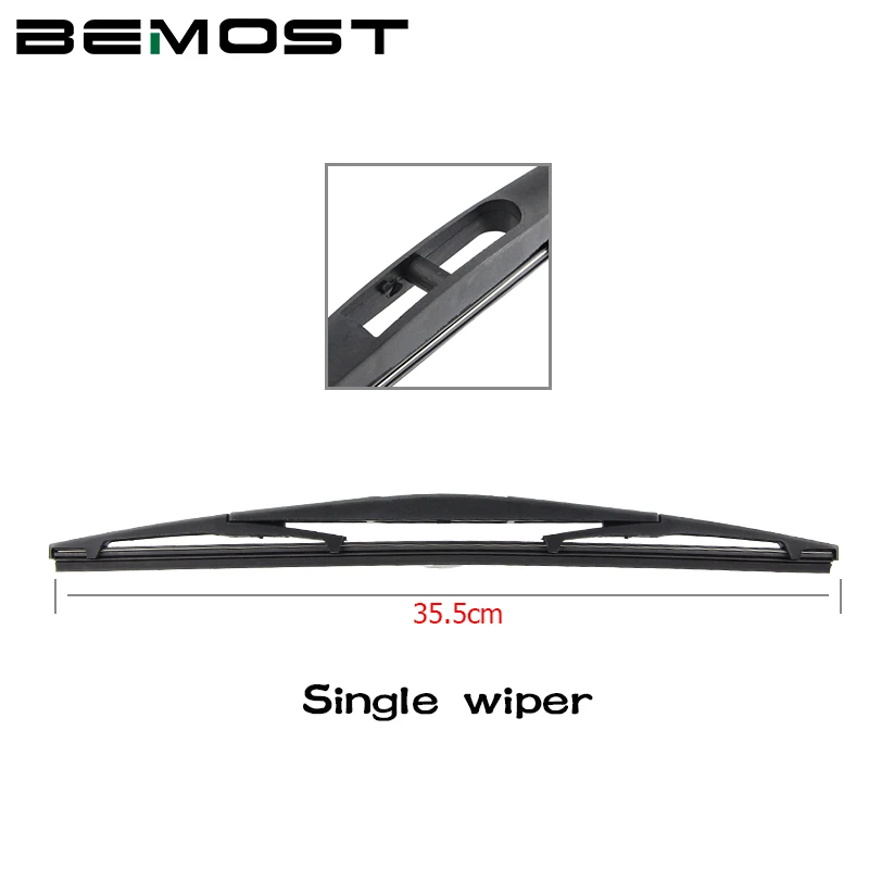 BEMOST Auto Car Rear Windshield Wiper Arm Blade Brushes Natural Rubber For Nissan Succe Hatchback 2016 2017 2018 Accessories