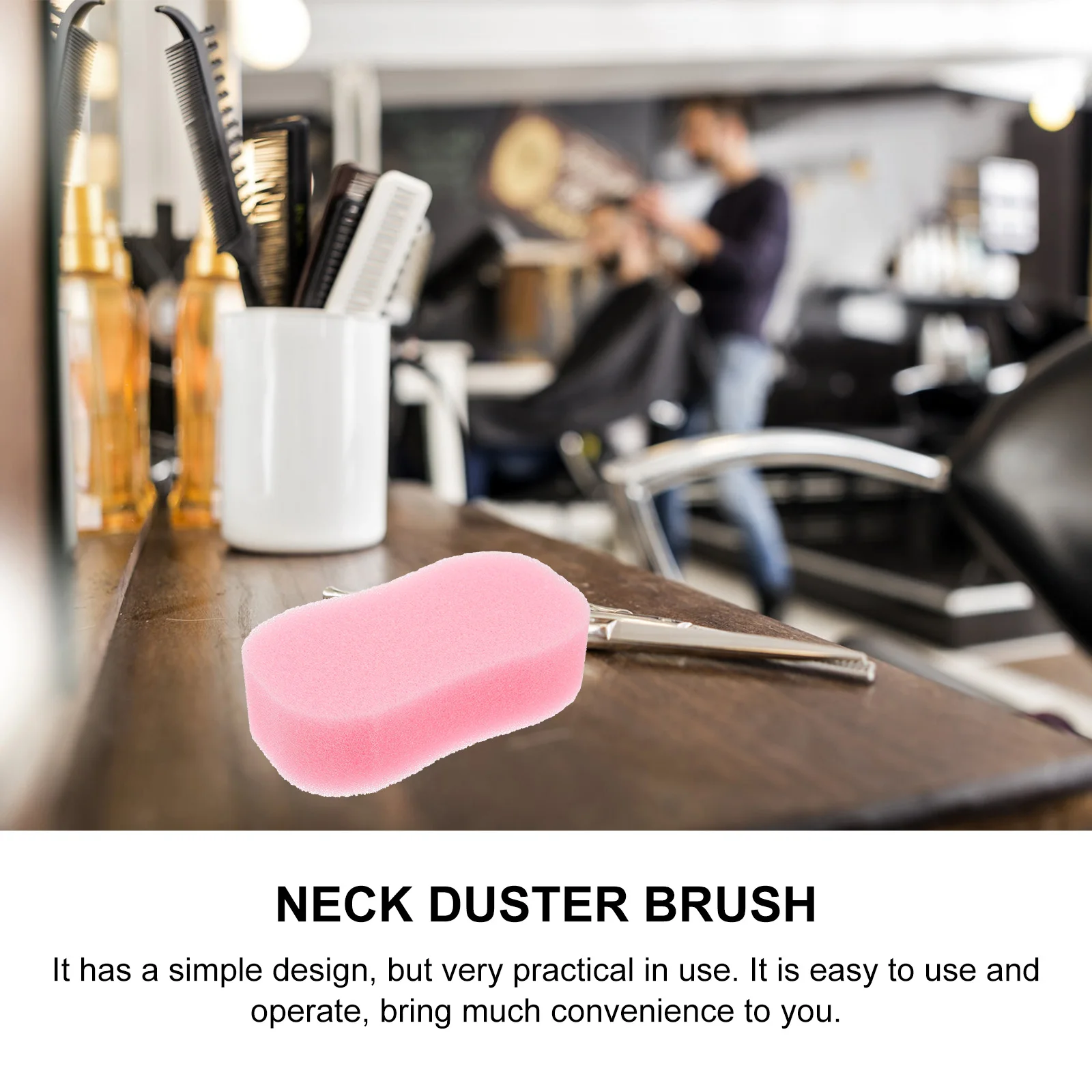 

20 PCS Sponge Hair Brush for Hairdressing Removal Exfoliating Barber Shop Accessories Broken Cleaning Barbers Duster Man