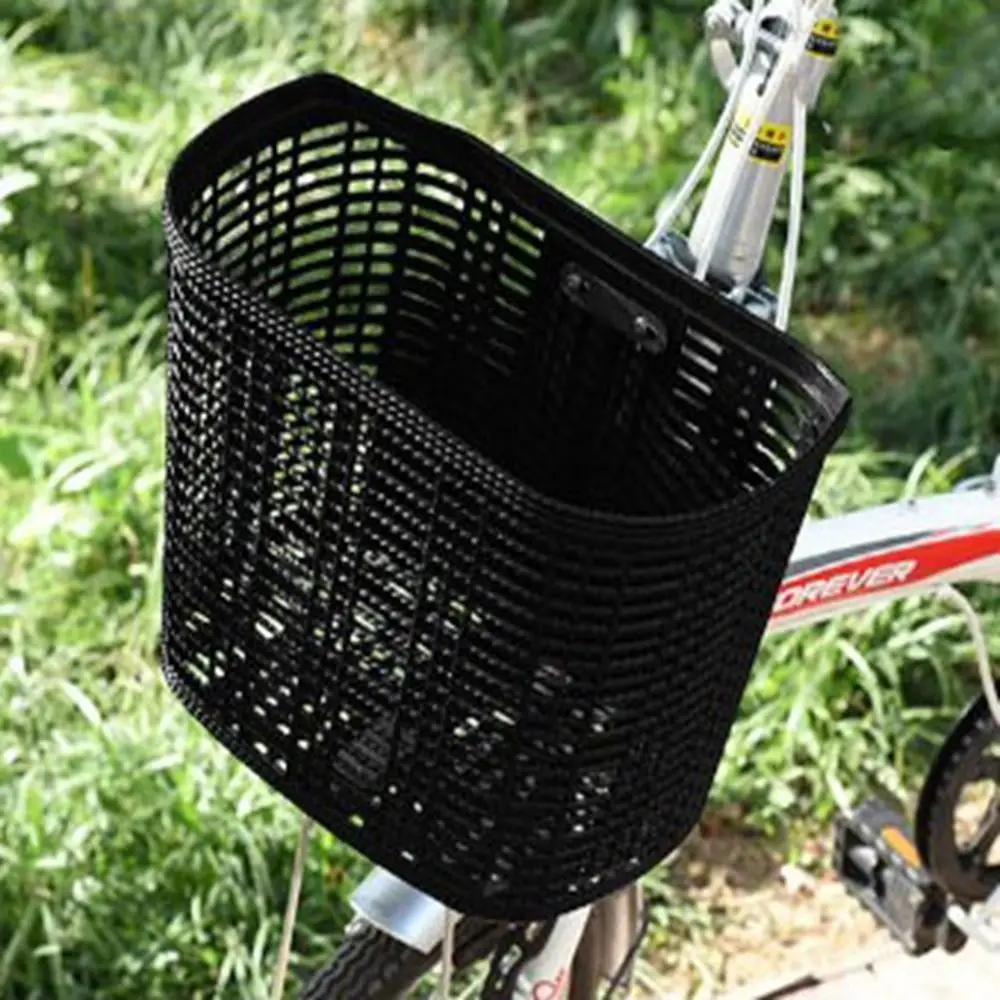 High Quality Plastic&Steel Electric Bike Basket D-shaped 10 Styles Bicycle Food Storage Scooter Front Holder Cycling Accessories