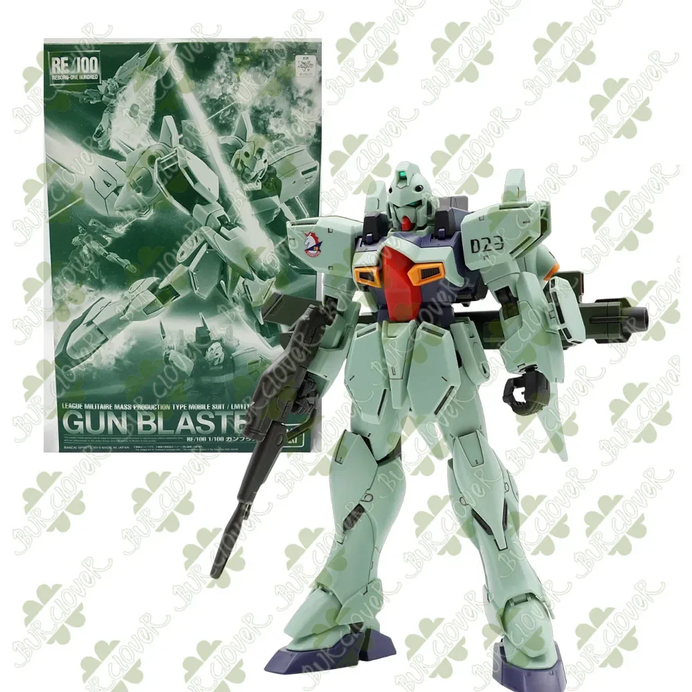BANDAI Original GUNDAM RE Series 1/100 ZMT-S126G SHOKEW AMX-107R REBAWOO Model Movable Joints High Quality Collectible Toys