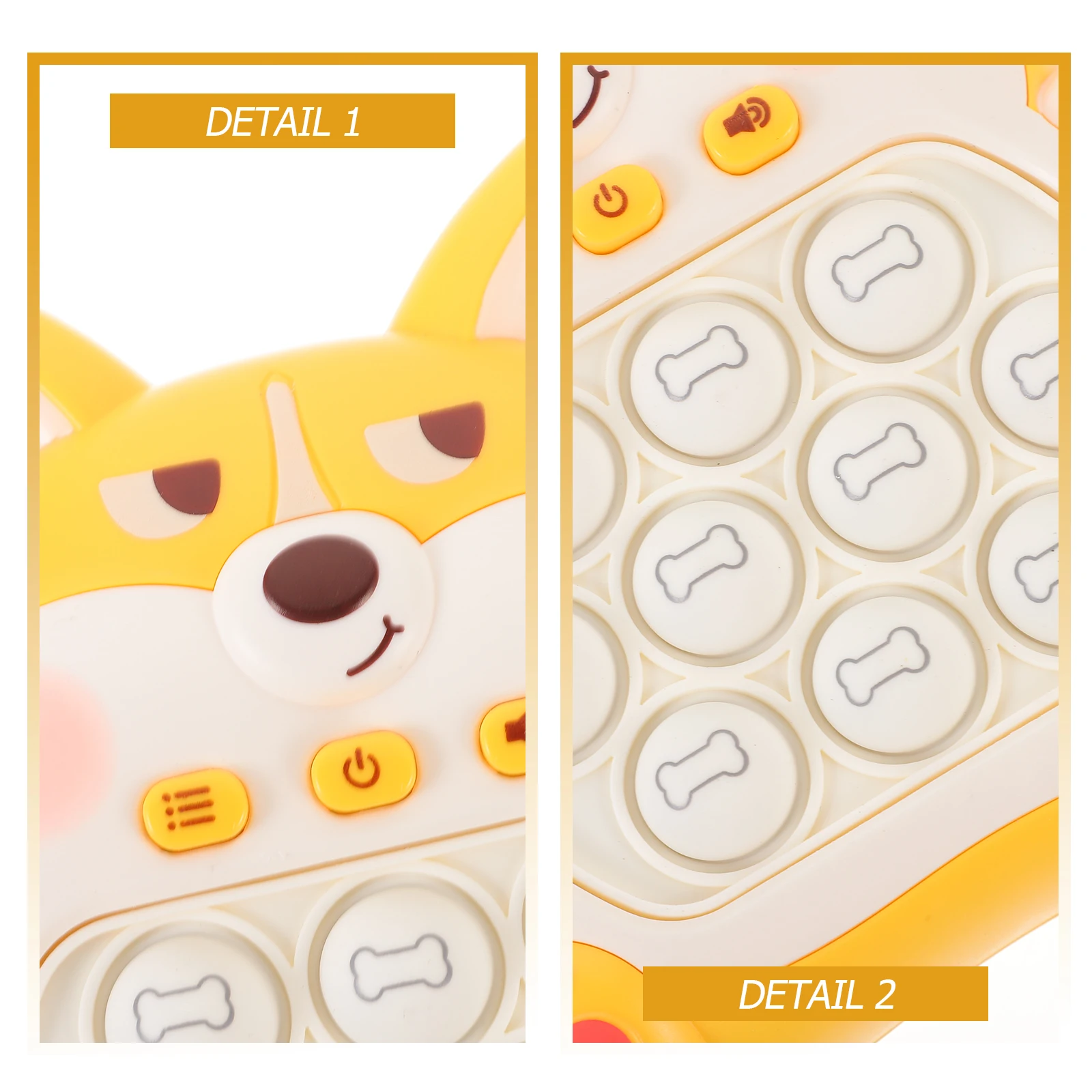 

Quick Pushing Game Machine Kids Educational Toy Adorable Design Enhance Hand-Eye Coordination Safe for Children