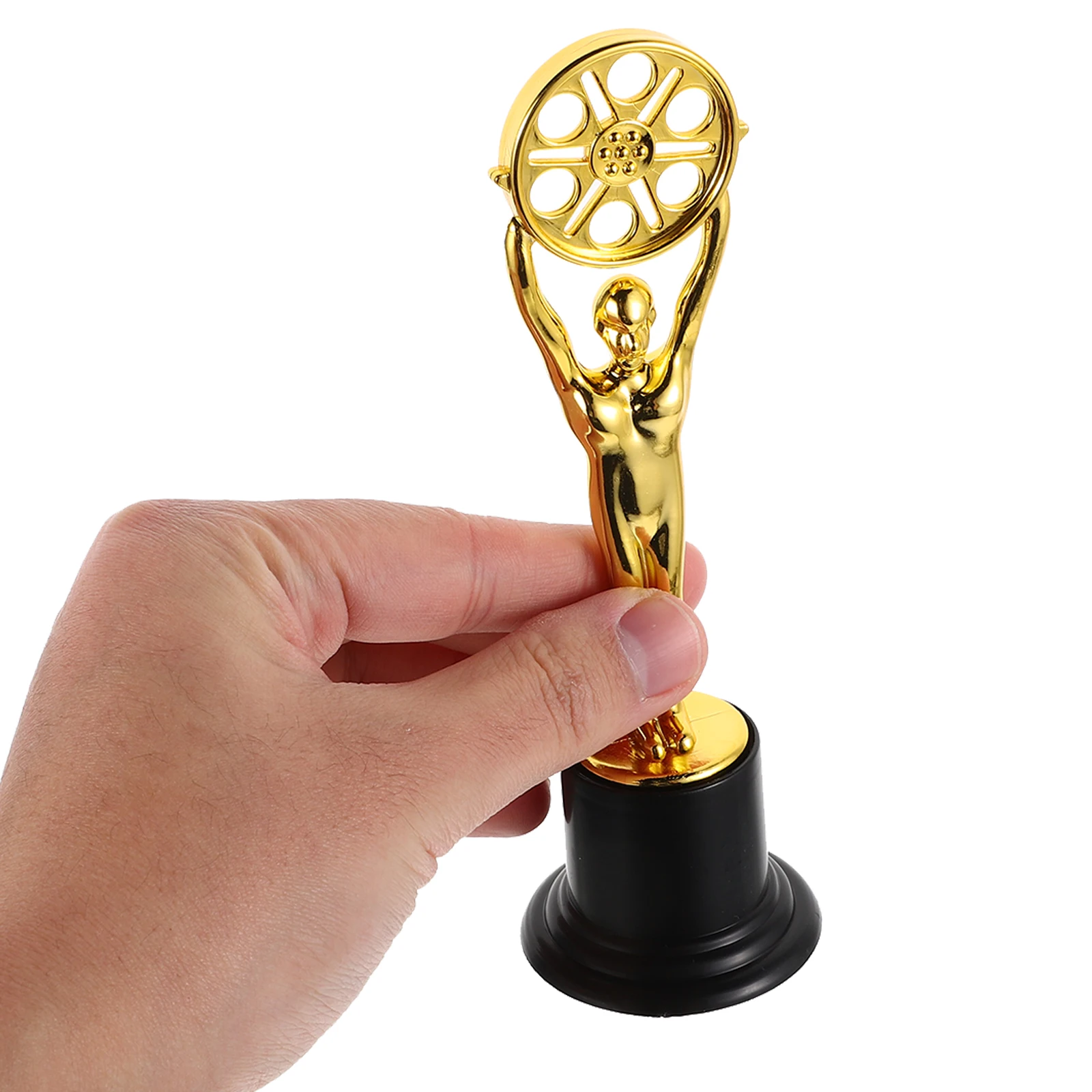 

3 Pcs Mini Golden Trophy First Place Plastic Award for Teacher Appreciation Large Ornament Kids Gift Student Motivation Safe