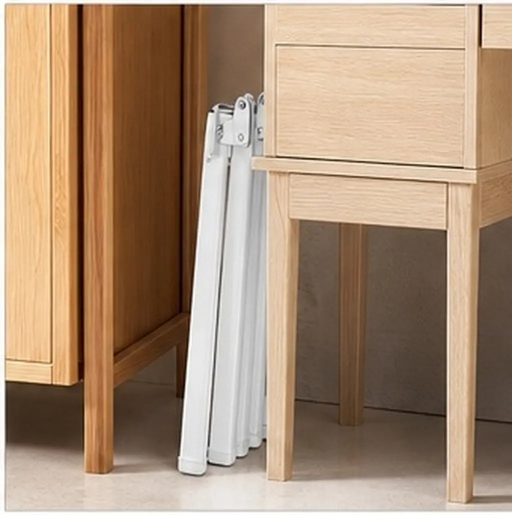 4Pcs Strong Folding Table Legs Metal Construction Safe Reliable Legs for Bed Tables Laptop Desks Coffee Tables Fold Flat