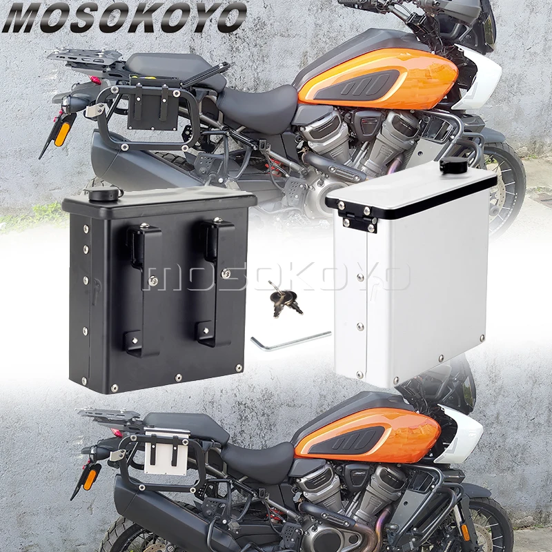 

For Harley PAN AMERICA 1250 RA1250 S 2021-2024 2.3L Right Side Bracket Tool Box Toolbox Storage Box Case Accessories RA 1250S