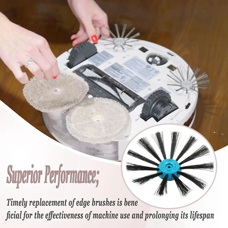 1624772 Edge Brushes Replacement For Bissell Spinwave Wet & Dry, 2859J, 28599, 3115, 28597,2859W,2859T, 28596,2859Z