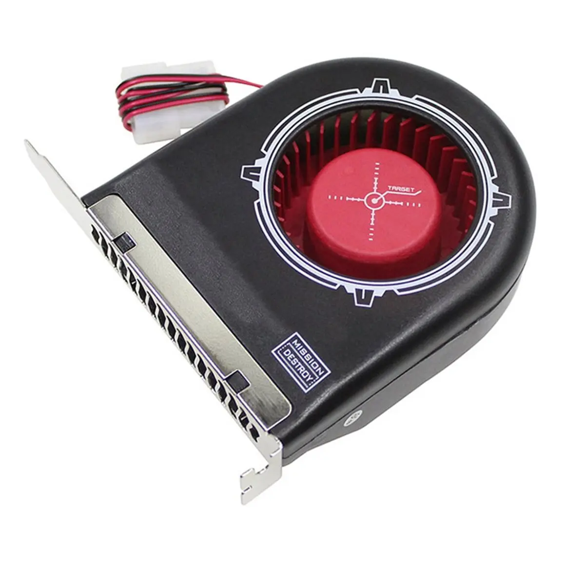 -2 System Blower Computer Chassis Exhaust Cooling Fan PCI Slot Bit Fan Cooler Bearing Design High Air