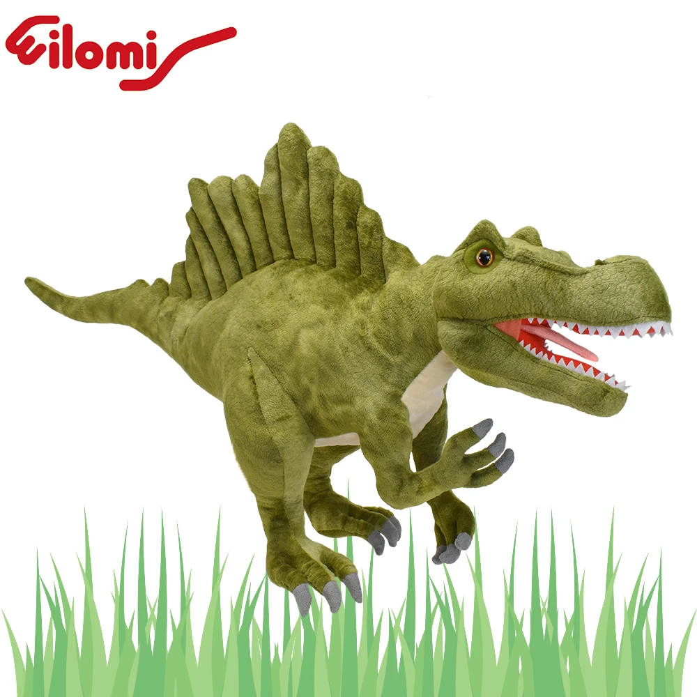 Wilomis New Dinosaur Plush Toys Large Simulation Spinosaurus Dinosaur Stuffed Dolls for Kids Children Boys Birthday Gift