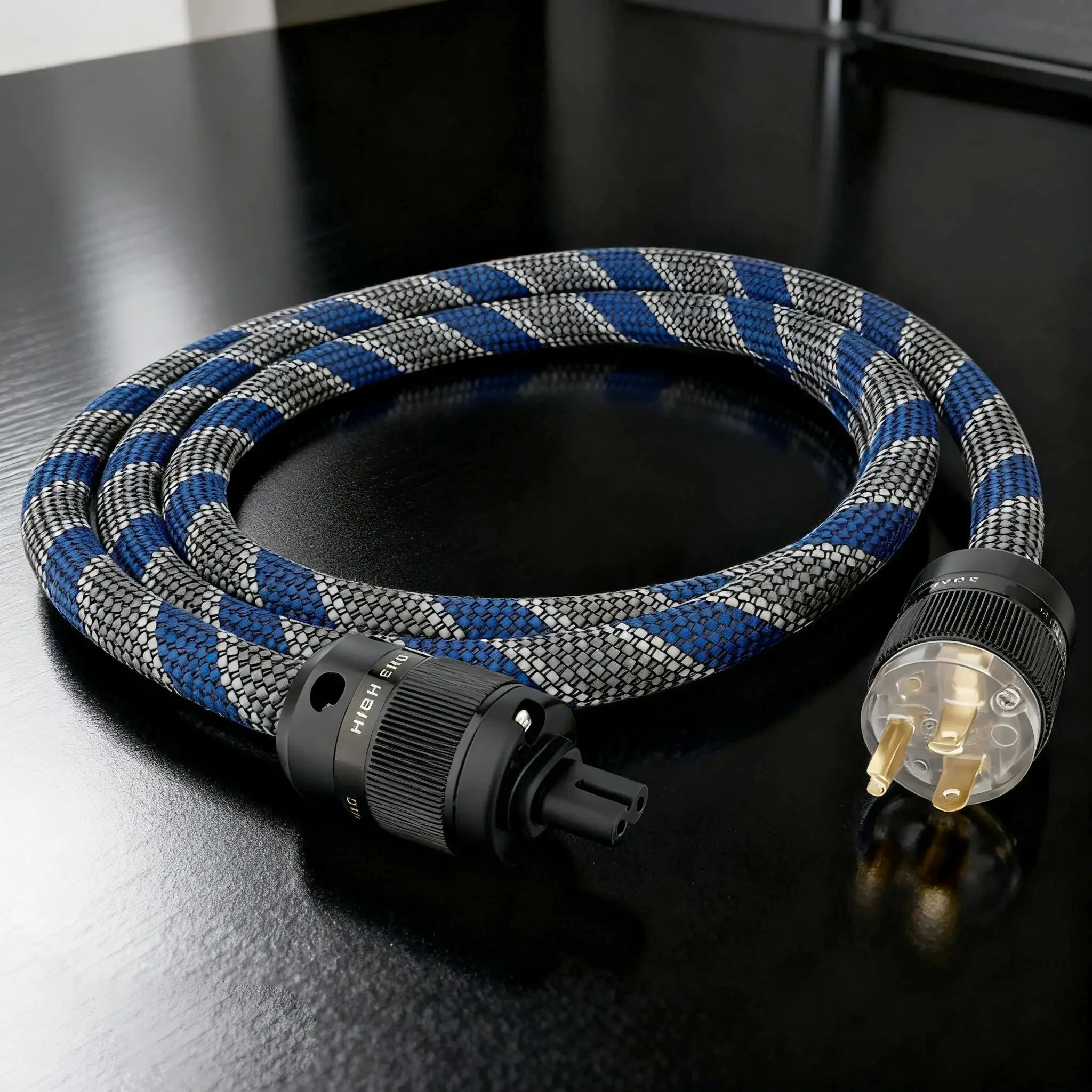Hi-End Audio Power Cord Figure 8 C7 Power Cable EU/US/AU Audio Power Cable Mains cord Supply cord