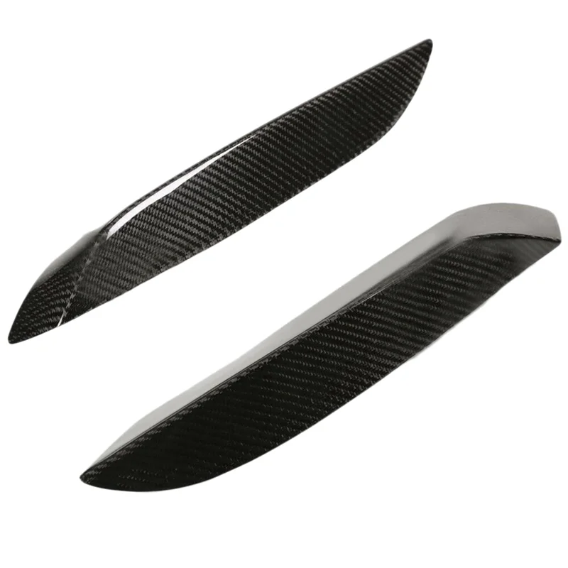 

M15K-Car Front Bumper Side Splitter Canards Lip Spoiler For BMW F80 M3 F82 F83 2015-2018 Real Carbon Fiber Parts Component
