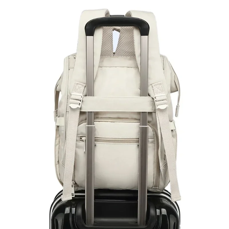 Bolsa de pañales para bebé, mochila de almacenamiento impermeable, bolso de viaje al aire libre, bolsa de maternidad para artículos de bebé, 2
