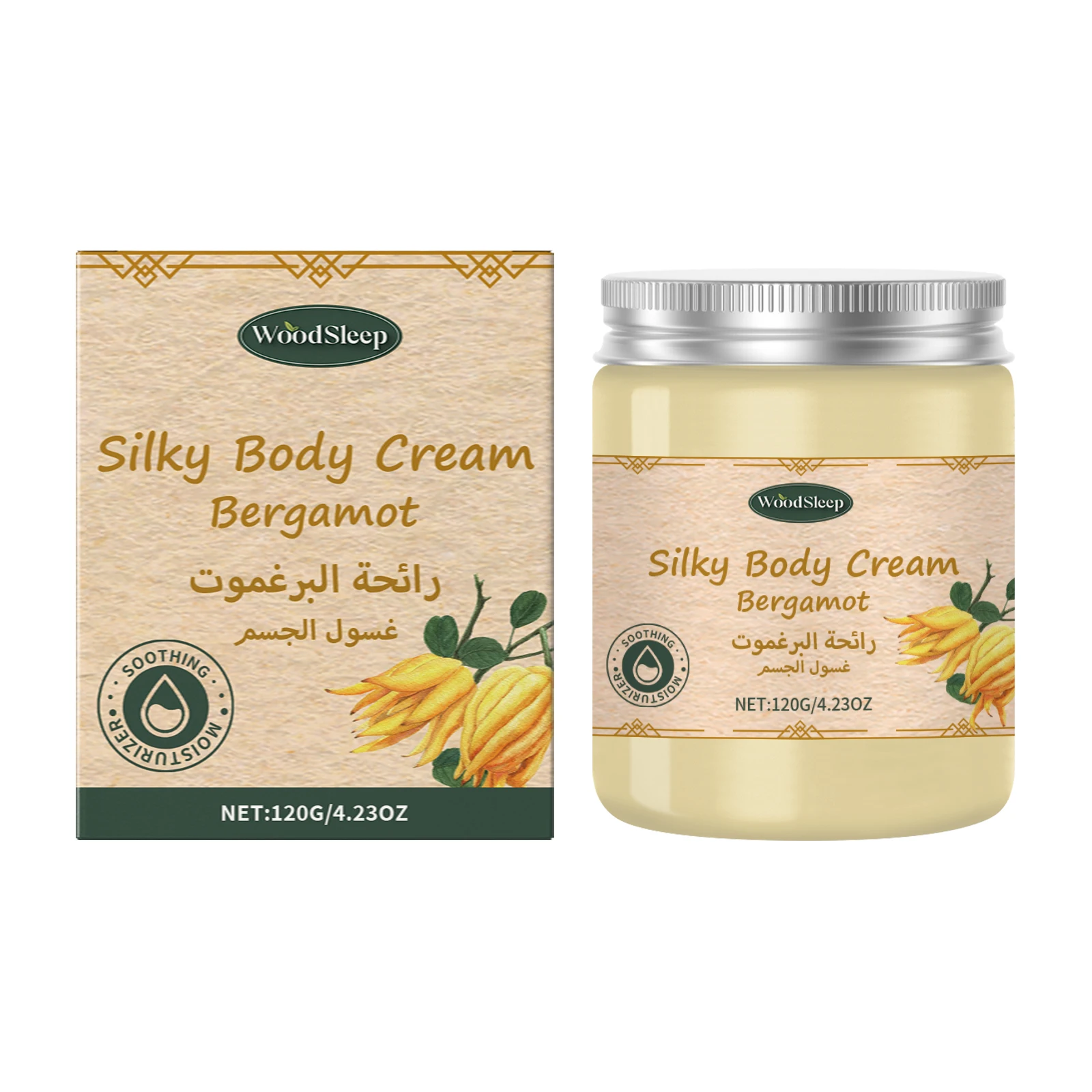 

WoodSleep Bergamot Moisturizer Nourishes Skin With A Smooth Moisturizing Refreshing NonSticky Skin Care Cream 1pcs