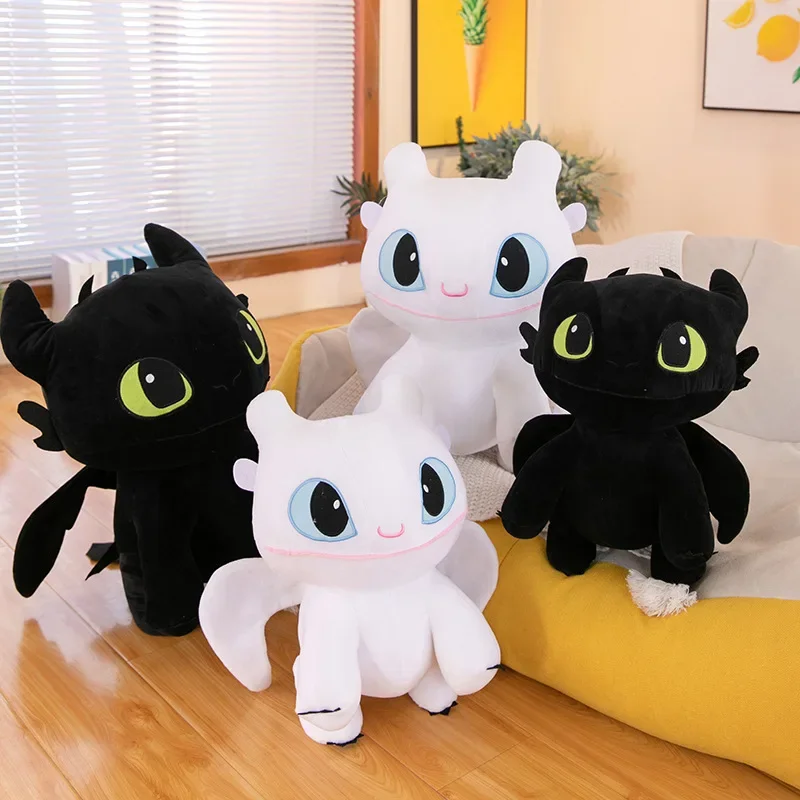 How To Train Your Dragon Anime Figures Toothless Plush Toy Doll Toothless Plush Toy Room Children Toy Cute Kawaii Birthday Gift