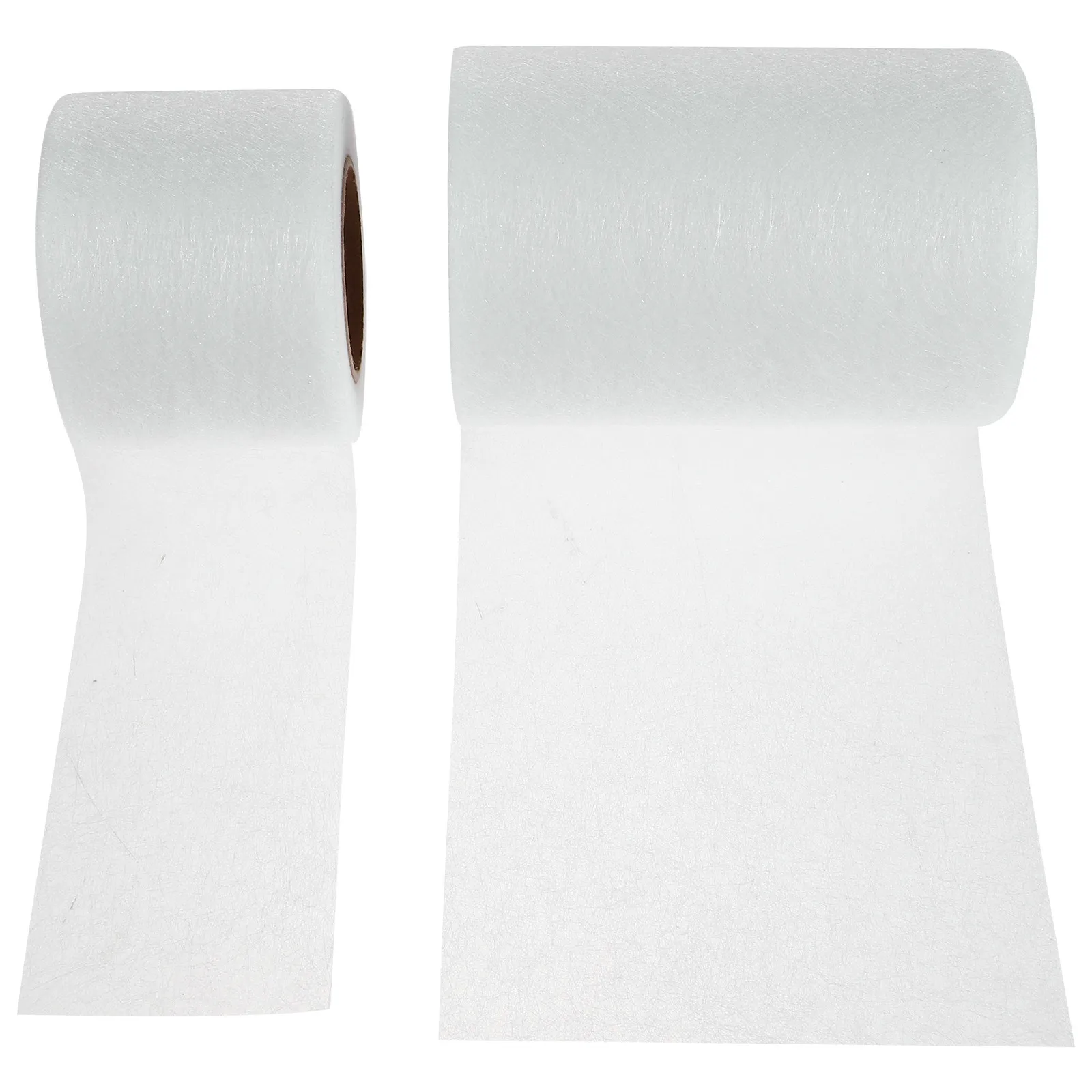 2Pcs Light Weight Fusible Web 20M Double-Sided Iron-on Adhesive Sheet for DIY Fabric Bonding Sewing Hem Fixing Craft Projects