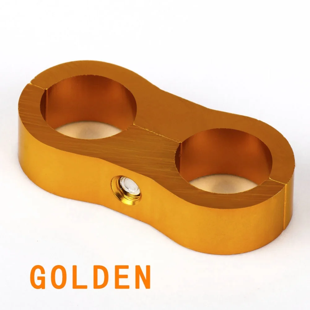 4x Automotive Brandstofleidingklem voor brandstofslangen Olieslangen Remslangen Luchtslangen en waterslangen Modificatie Koperen olieleidingklemmen