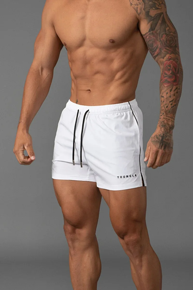 Summer Men Short New Gym Bodybuilding Casual Loose Shorts Outdoors Fitness Beach quick-dry Short Pants Male Brand Sweatpant