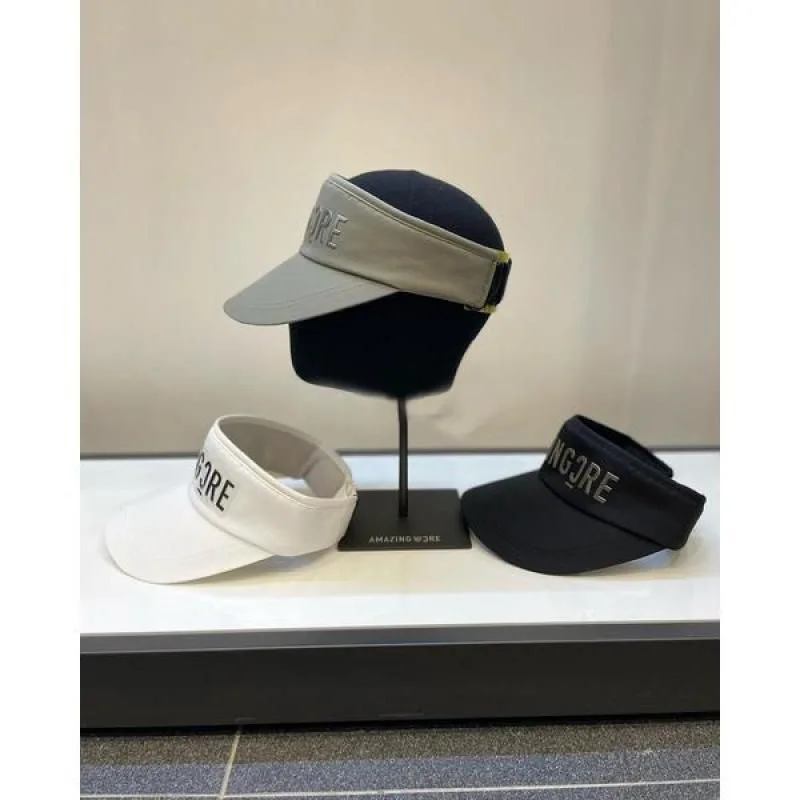 قبعة دلو جولف مناسبة لجميع الأحوال الجوية، تصميم صياد السمك الكوري مع عامل حماية من الأشعة فوق البنفسجية 50+ وماصة للعرق، حافة رياضية واسعة