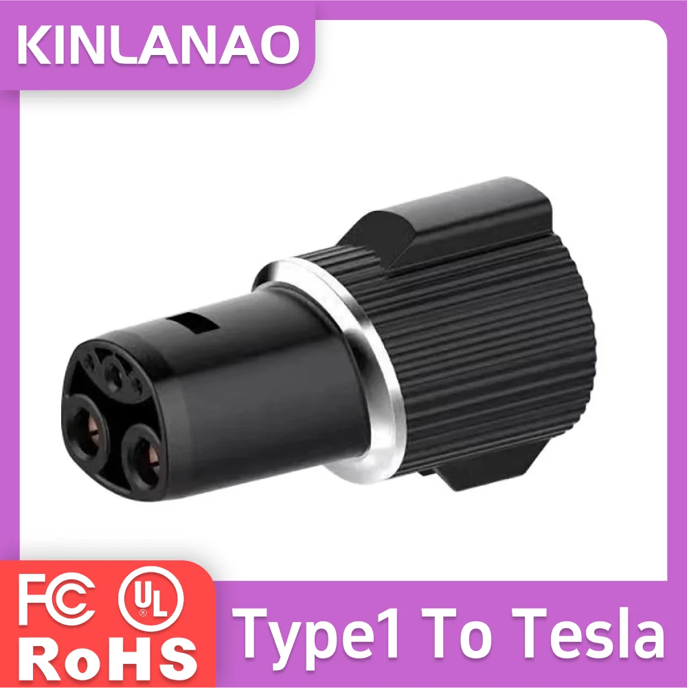 KINLANAO Type1 to Tesla Charger Adapter Type1 to GBT charging EV Charger Connector