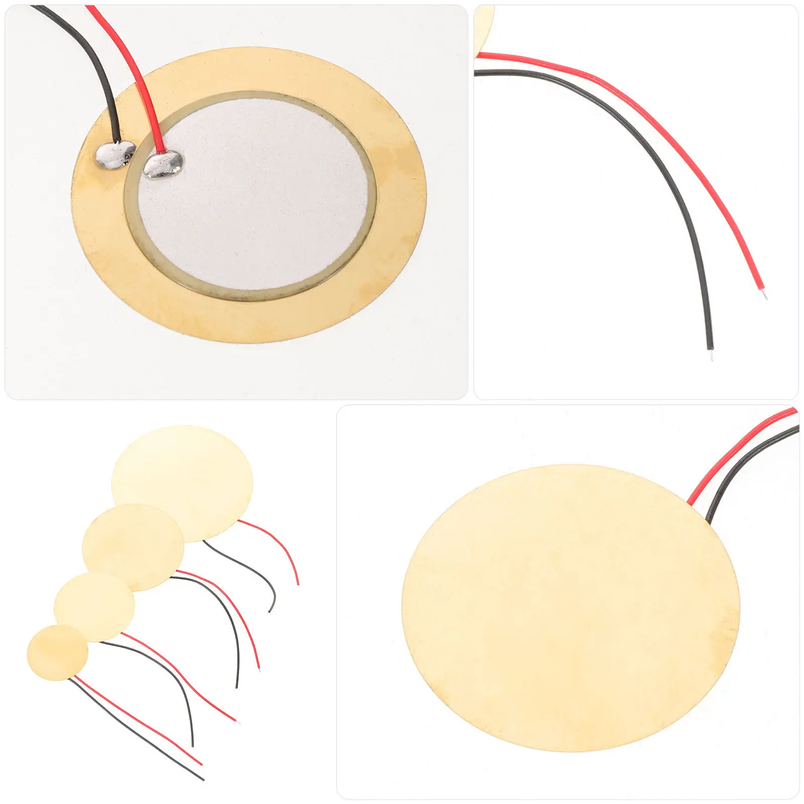32Pcs Piezo Ceramic Guitar Pickup Transducer Ultra-Thin Microphone Contact Acoustic Electric Violin Ukulele Instrument Soundhole - view 2
