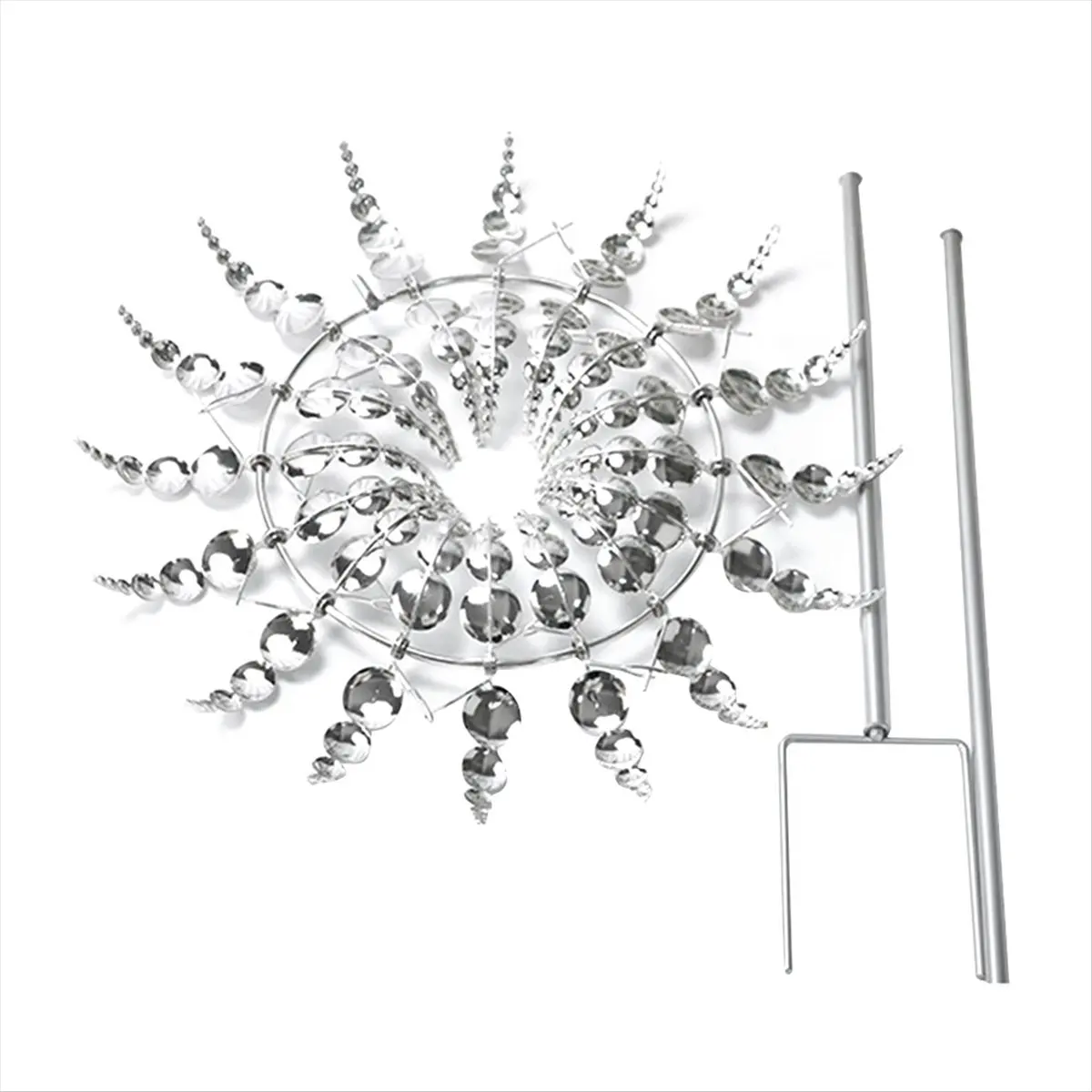 L79A Wind Spinners Outdoor, Garden Spinners Metal 30cm, Wind Sculptures for Yard Decor