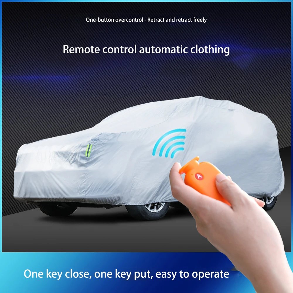 Auto automatic remote control intelligent car cover sun protection heat insulation and rain protection four seasons available