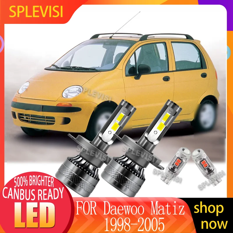 

Our newly upgraded 200W LED headlights Anti flicker Bulb 9003 H4 Hi Lo For Daewoo Matiz 1998 1999 2000 2001 2002 2003 2004 2005