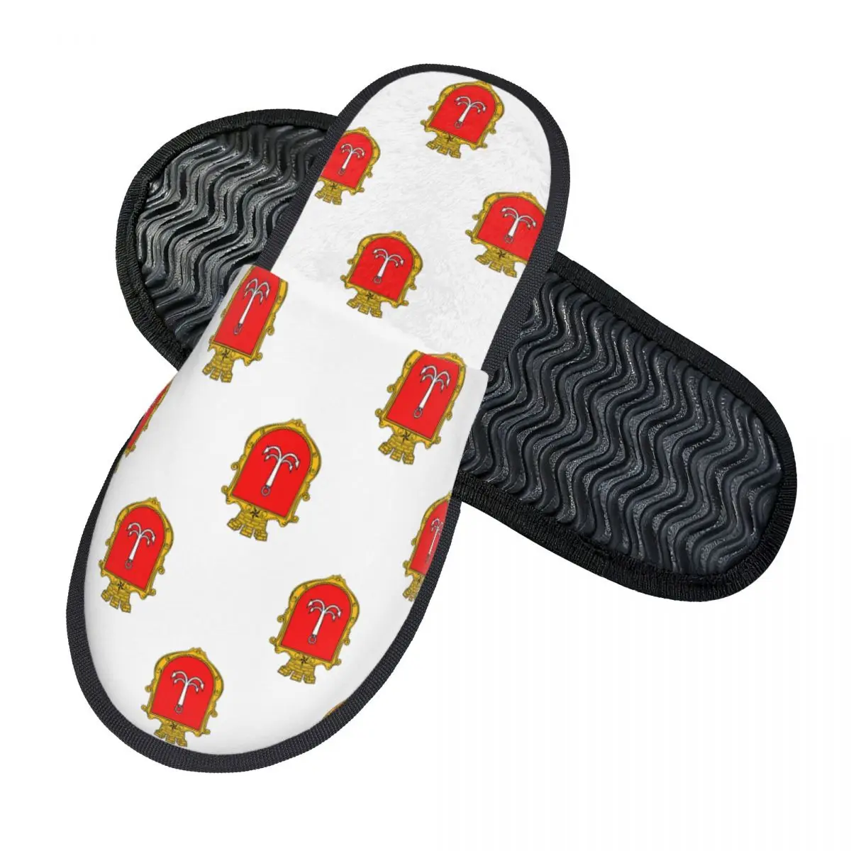 Custom Coat Of Arms Of Odessa, Ukraine Slippers Memory Foam Warm Soft Women House Slipper Indoor Cozy Shoes