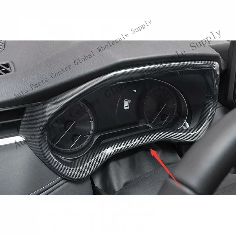 L+ For Toyota Venza 2021-2024 Carbon Fiber abs Instrument Dash Speedometer Frame 1p