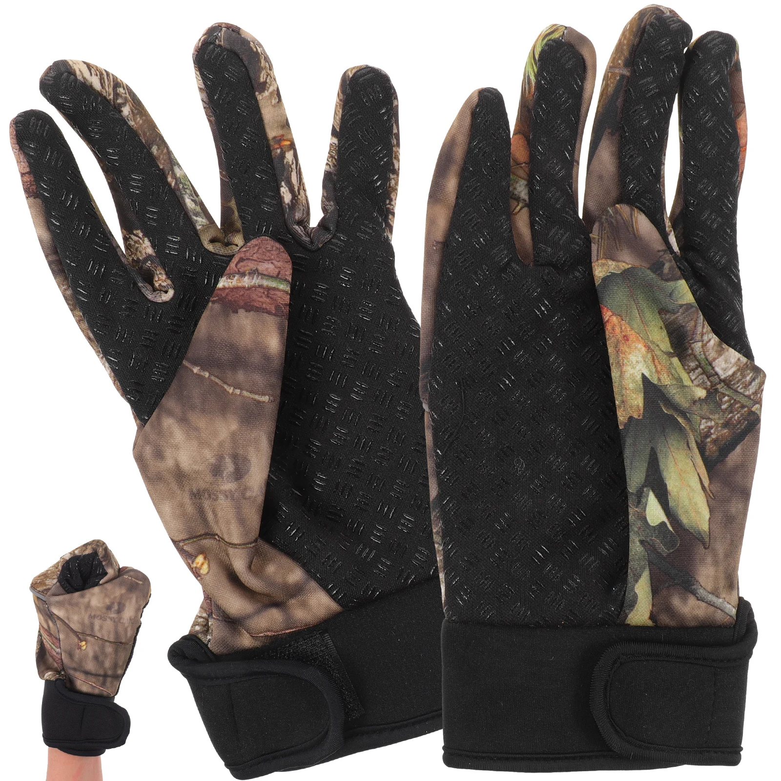 

Ski Gloves Cycling Camouflage Anti-slip Warm Wear-resisting Sports Glove Thicken Fabric Touchscreen Gloves for Skiing Outdoor