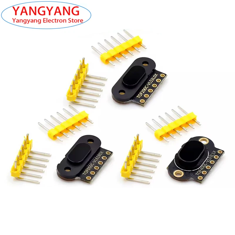 New VL6180X VL53L0X VL53L1X Time of Flight (ToF) Laser Ranging Sensor Module TOF050C 50CM TOF200C 2M TOF400C 4M IIC Output Board