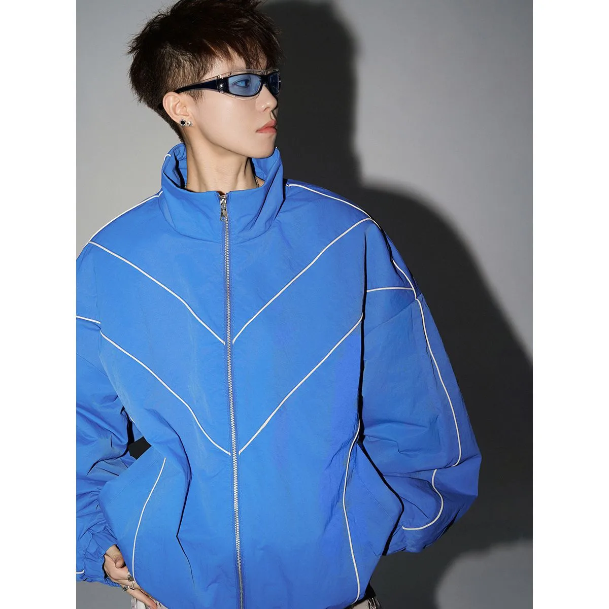 2026 New Stand-up Collar Loose Parkas Men Winter Long Sleeve Cotton-padded Jacket Male Clothing Solid Color Outerwear C959