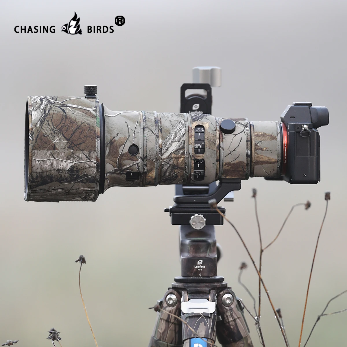 

CHASING BIRDS camouflage lens coat for SIGMA 500 mm F5.6 DG DN OS waterproof and rainproof lens protective cover for E mount
