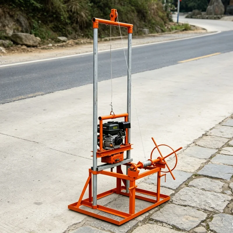 Customized Water Well Drilling Rig, Well Boring Machine, New Compact Drilling Equipment, Portable Water Well Drilling Machine view 4