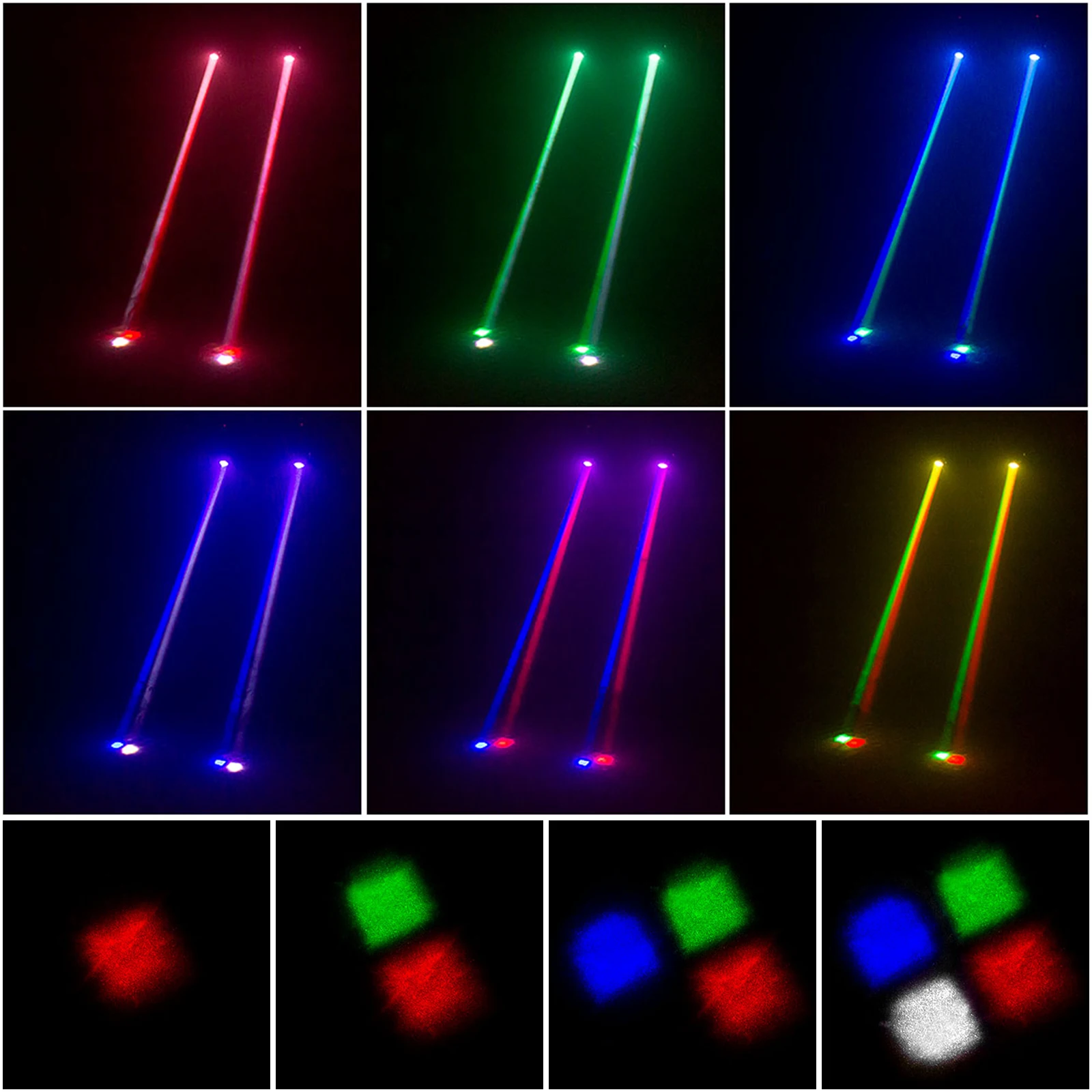 Imagem -05 - Buysumshine-mini Led Moving Head Light Dmx512 Rgbw Light Beads em Beam Stage Light para o Natal Festa de Casamento Clube dj 15w